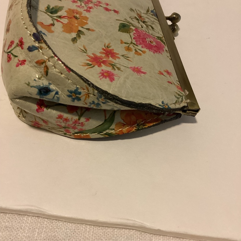 Patricia Nash Clutch Wallet Floal Print Leather KisslockTapestry - Picture 3 of 13